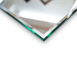 AVER-GROWTH Rectangular Frameless Wall Mirror For Bathroom Bedroom Home Decorative Wall Mounted Vertical/horizontal With Wall Fittings 50X70Cm - thumbnail 4