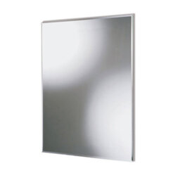 AVER-GROWTH Rectangular Frameless Wall Mirror For Bathroom Bedroom Home Decorative Wall Mounted Vertical/horizontal With Wall Fittings 50X70Cm - thumbnail 3