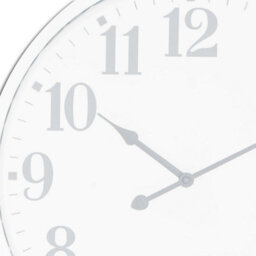 Hill Interiors Aubrey Wall Clock White (49Cm X 4Cm X 49Cm) - thumbnail 2
