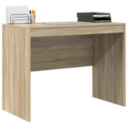 Berkfield Writing Desk Sonoma Oak Mdf With Sonoma Oak Veneer 100 X 50 X 76 Cm - thumbnail 3