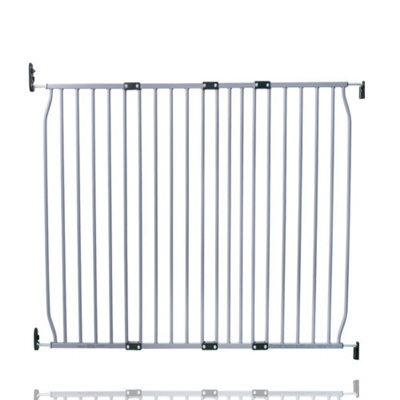 Safetots Screw Fit Metal Baby Gate, Grey, 120Cm - 130Cm - image 1