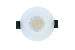 Luminosa Lighting Luminosa Led Low Profile Ip65 Fire Rated Downlight Recessed Spotlight 6W 4000K 440Lm Dimmable Matt White Ip65 - thumbnail 2