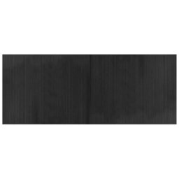 Berkfield Modern Rug Rectangular Grey 80X200 Cm Bamboo