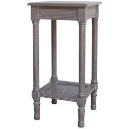 Wyld Haus Laurelbrook Rattan Collection Small Side Table, Grey - thumbnail 3