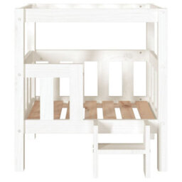 Walplus Dog Bed White 65.5X43X70 Cm Solid Wood Pine - thumbnail 5