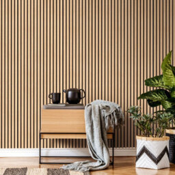 Wvh Acupanel Contemporary Oak Acoustic Wood Slat Wall Panel, Premium, 200Cm X 60Cm - thumbnail 3