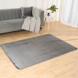 OHS Rugs For Living Room Soft Plush Mat Large Carpet, Charcoal - 120 X 170Cm - thumbnail 3