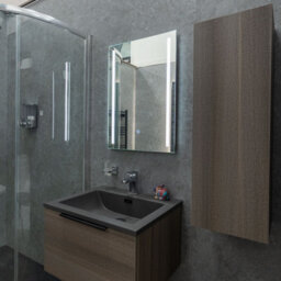 Trax 800mm X 600mm Led Frosted Mirror With Demister - thumbnail 1