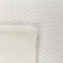Beliani Bedspread Surmi Faux Fur 150 X 200 Cm Off-White - thumbnail 5