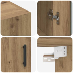 Walplus Sideboard Brown 69.5 X 34 X 90 Cm Engineered Wood - thumbnail 9