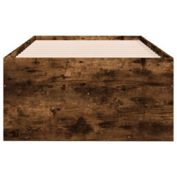 Berkfield Daybed With Drawers Without Mattress Smoked Oak 90X190 Cm Single - thumbnail 5