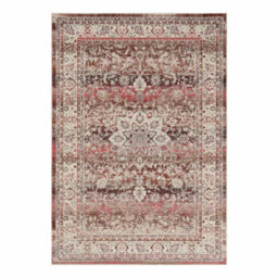 Xample Concept Looms Vintage Kashan Red Rug, 160 X 230 Cm Traditional Persian Style, 100% Polypropylene Low Pile 4mm Durable Area Rug - thumbnail 7