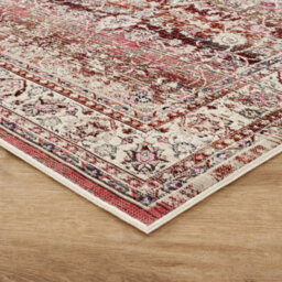 Xample Concept Looms Vintage Kashan Red Rug, 160 X 230 Cm Traditional Persian Style, 100% Polypropylene Low Pile 4mm Durable Area Rug - thumbnail 5