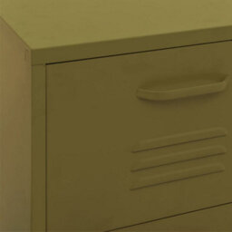 Vidaxl Storage Cabinet Olive Green 42.5X35X101.5 Cm Steel - thumbnail 8
