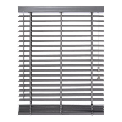 GoodHome Lone Grey Pvc Venetian Blind (W)90Cm (L)180Cm - image 1