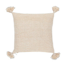 Gallery™ Cream Herringbone Woven Effect Indoor Cushion, (L)45Cm X (W)45Cm - thumbnail 1