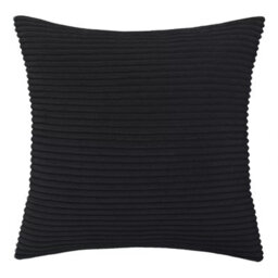 Ameha Black Velvet Cushion Set, 18X18 Inch, Includes 2 Filled Cushions & 2 Covers, Soft, Breathable & Hypoallergenic - thumbnail 3