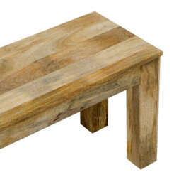 Buttercup Farm Dakota Bench Large - Mango Wood - L35 X W148 X H45 Cm - Light Finish - thumbnail 3