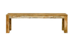 Buttercup Farm Dakota Bench Large - Mango Wood - L35 X W148 X H45 Cm - Light Finish - thumbnail 2