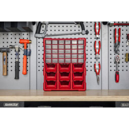 Sealey Cabinet Box 39 Drawer - Red/black Apdc39R - thumbnail 6