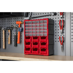 Sealey Cabinet Box 39 Drawer - Red/black Apdc39R - thumbnail 5