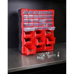 Sealey Cabinet Box 39 Drawer - Red/black Apdc39R - thumbnail 7