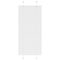 Berkfield Modern Pleated Blind White 60X150 Cm Fabric Width 59.4 Cm Polyester - thumbnail 2