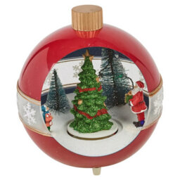 Urbn-Living Illuminated Led Light Up Snowball Santa Christmas Winter Scene Display Decor - thumbnail 8