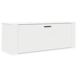 Vidaxl Wall Shoe Cabinet White 100X35X38 Cm Engineered Wood - thumbnail 2
