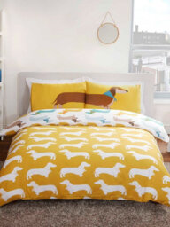 Rapport Dachshund Sausage Dog Duvet Cover Set - thumbnail 2