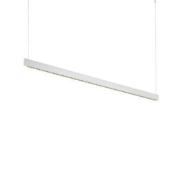 Ideal Lux Luminosa Steel Accent Led Bar Pendant Ceiling Light White 3000K
