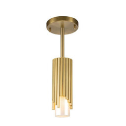 Luminosa Lighting Elstead Marvele Surface Mounted Downlight Contemporary Aged Brass 1X E14 - thumbnail 4