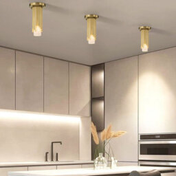 Luminosa Lighting Elstead Marvele Surface Mounted Downlight Contemporary Aged Brass 1X E14 - thumbnail 2