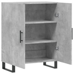 Berkfield Sideboard Concrete Grey 69.5X34X90 Cm Engineered Wood - thumbnail 6