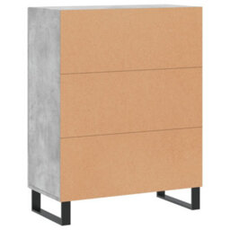 Berkfield Sideboard Concrete Grey 69.5X34X90 Cm Engineered Wood - thumbnail 8