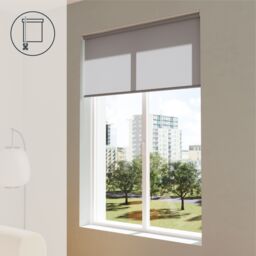 GoodHome Halo Corded Concrete Grey Daylight Roller Blind (W)160Cm (L)180Cm - thumbnail 5