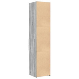 Berkfield Highboard Grey Sonoma 40X42.5X185 Cm Engineered Wood - thumbnail 6