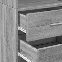 Berkfield Highboard Grey Sonoma 40X42.5X185 Cm Engineered Wood - thumbnail 7