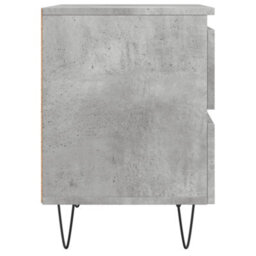 Berkfield Bedside Cabinets 2 Pcs Concrete Grey 40X35X50 Cm Engineered Wood - thumbnail 7