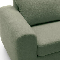 Abakus Direct Boston 3 Seater Sofa In Forest Green Basket Weave - thumbnail 8