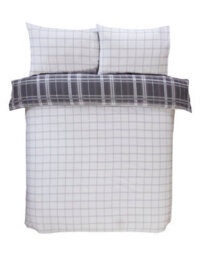 Smart Living Luxury Tartan Check Duvet Cover With Pillowcases - thumbnail 5