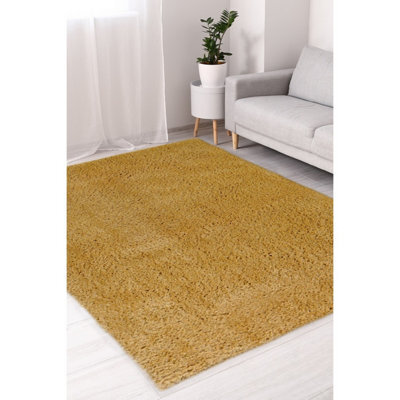Melrose Venus Super Soft Orange Shaggy Small Area Rug 120/170Cm - image 1