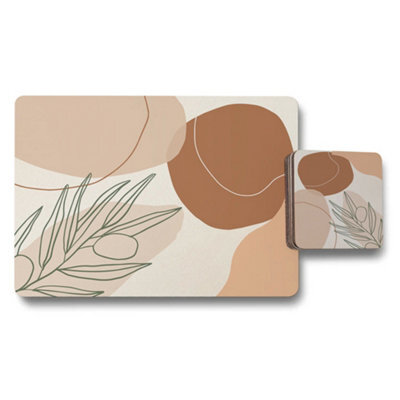 Benjamin Tate Design Placemat And Coaster Set Designer Artwork Limited Edition - image 1
