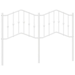 Berkfield Metal Headboard White 150 Cm - thumbnail 2