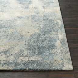 Livabliss Avellino-Abstract Blue Grey Beige Modern Marble High Pile Living Dining Bedroom Rug 200 X 280 Cm Easy Care, Non Shedding - thumbnail 5