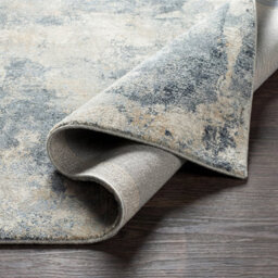 Livabliss Avellino-Abstract Blue Grey Beige Modern Marble High Pile Living Dining Bedroom Rug 200 X 280 Cm Easy Care, Non Shedding - thumbnail 4