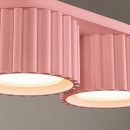 Luminosa Aura Surface Mounted Downlight Pink 2x GX53 - thumbnail 2