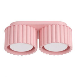 Luminosa Aura Surface Mounted Downlight Pink 2x GX53