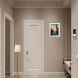 "AK Frames 12X8"" White Poster Frame - Modern Picture Frame For Wall Art, Prints And Photos - Durable And Stylish Display Frame" - thumbnail 4