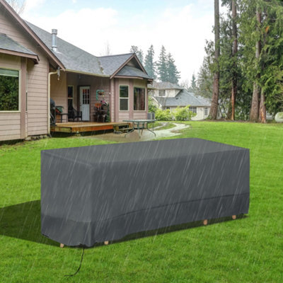 Outsunny 190X72X76Cm Rectangular Patio Furniture Cover For Chairs 600D Oxford - image 1